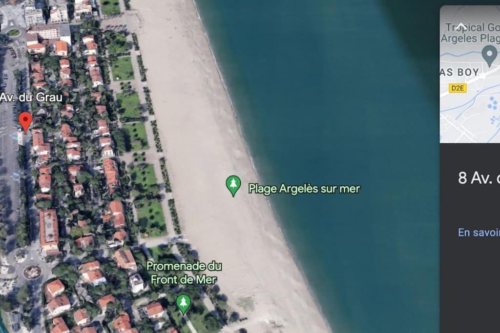Golfes Clairs - Duplex Climatise - Wifi Leilighet Argelès-sur-Mer Eksteriør bilde
